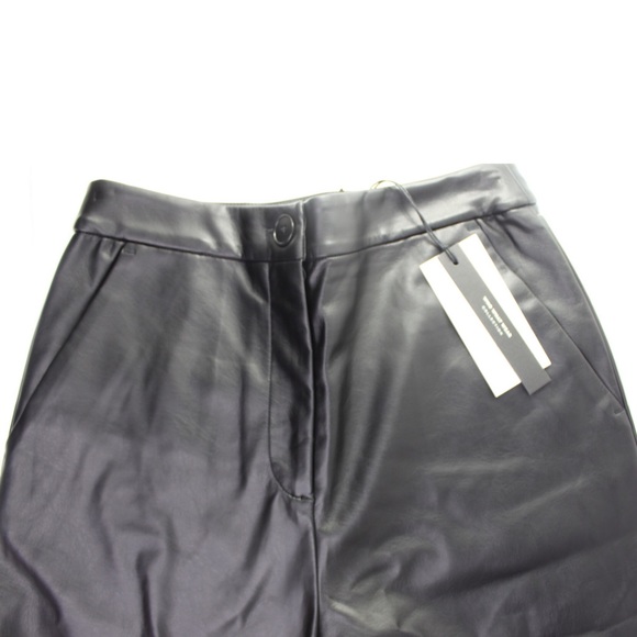 Who What Wear NWT Chreene Faux Vegan Leather Shorts XS - Picture 5 of 8